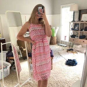 Pink Pattern Dress